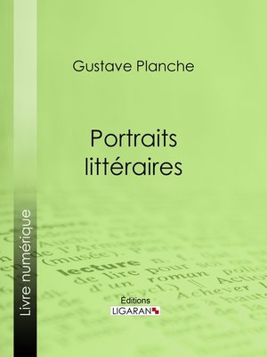 cover image of Portraits littéraires